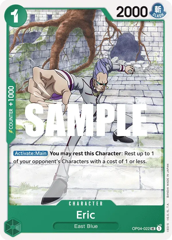 Eric — carte One Piece TCG OP04-022 (Kingdoms of Intrigue)