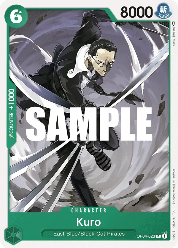 Kuro — carte One Piece TCG OP04-023 (Kingdoms of Intrigue)