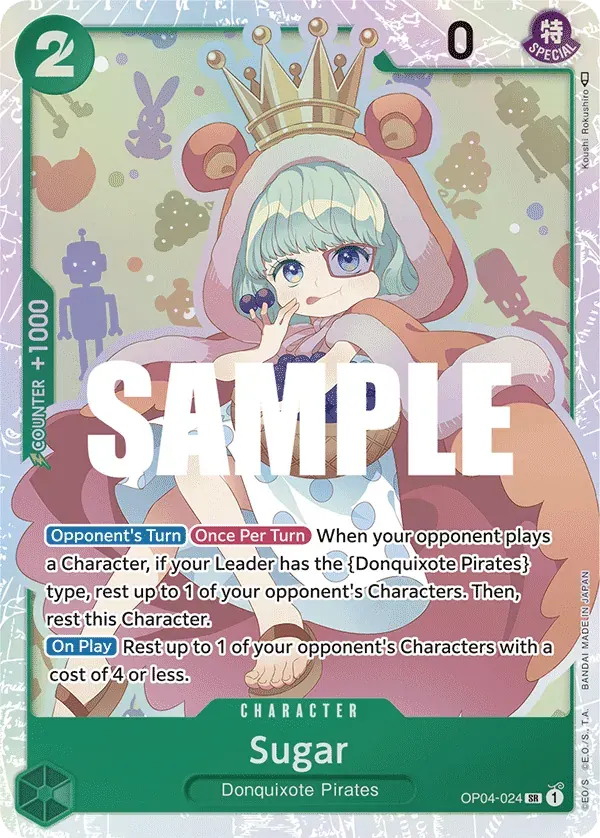 Sugar — carte One Piece TCG OP04-024 (Kingdoms of Intrigue)