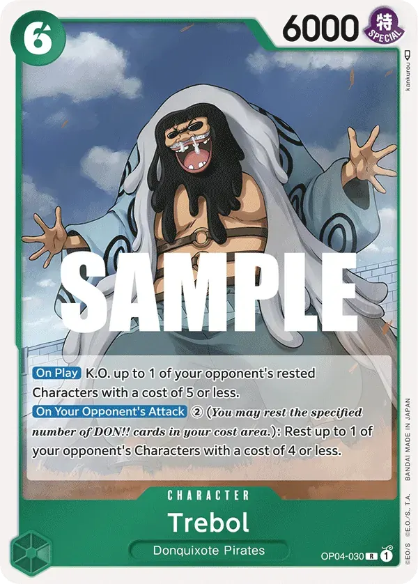 Trebol — carte One Piece TCG OP04-030 (Kingdoms of Intrigue)