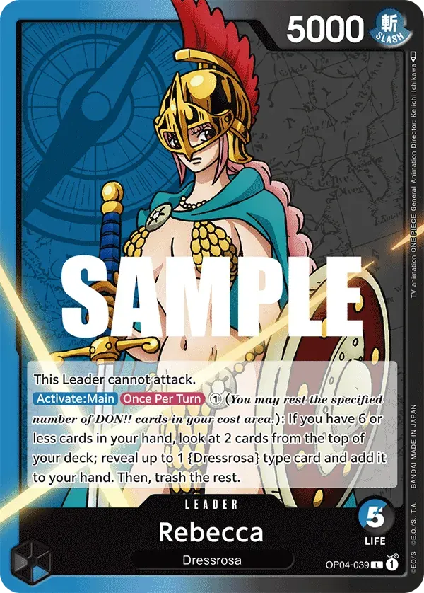 Rebecca — carte One Piece TCG OP04-039 (Kingdoms of Intrigue)
