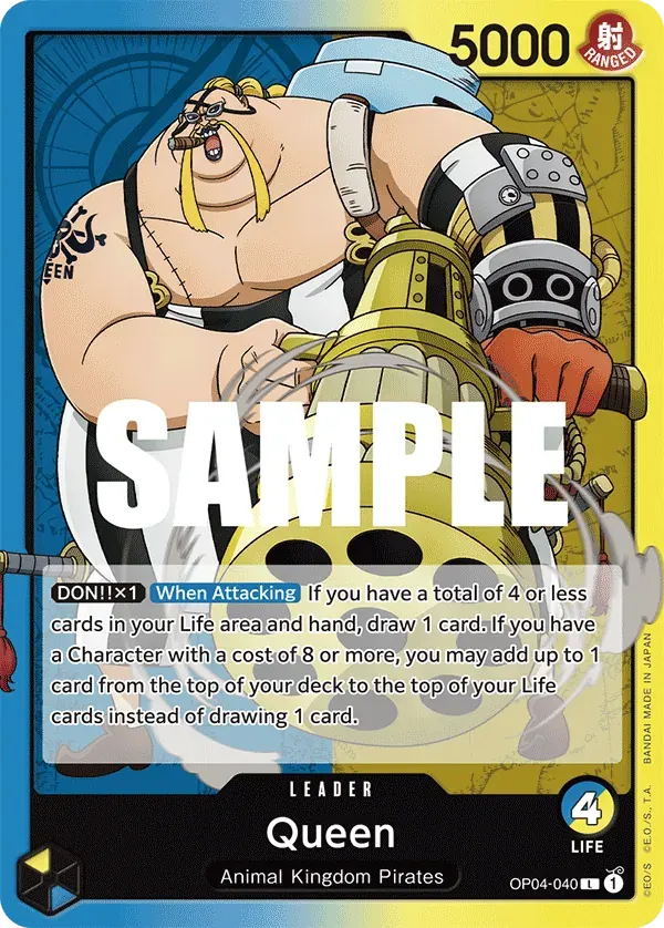 Queen — carte One Piece TCG OP04-040 (Kingdoms of Intrigue)