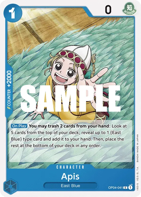 Apis — carte One Piece TCG OP04-041 (Kingdoms of Intrigue)
