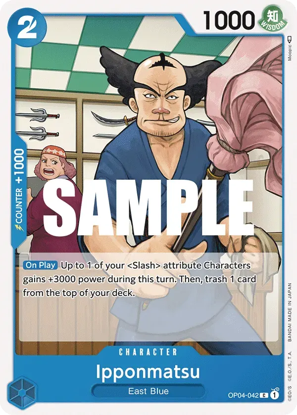 Ipponmatsu — carte One Piece TCG OP04-042 (Kingdoms of Intrigue)