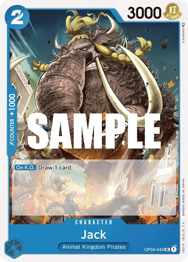 Jack — carte One Piece TCG OP04-049 (Kingdoms of Intrigue)