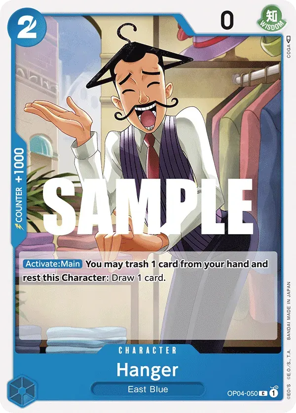 Hanger — carte One Piece TCG OP04-050 (Kingdoms of Intrigue)