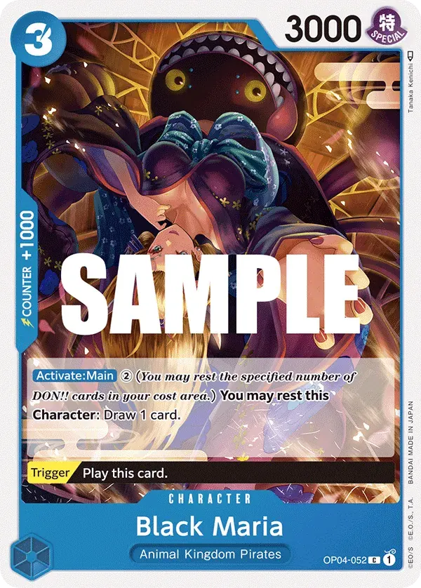 Black Maria — carte One Piece TCG OP04-052 (Kingdoms of Intrigue)