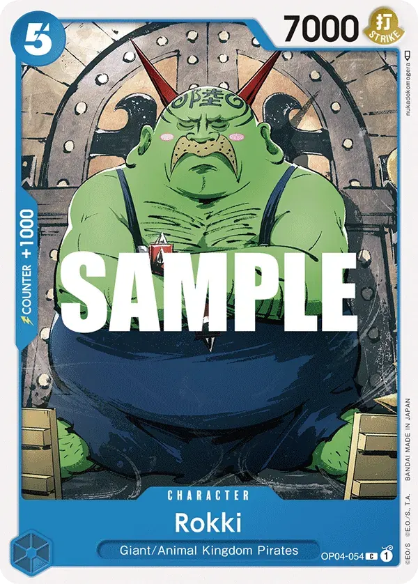 Rokki — carte One Piece TCG OP04-054 (Kingdoms of Intrigue)