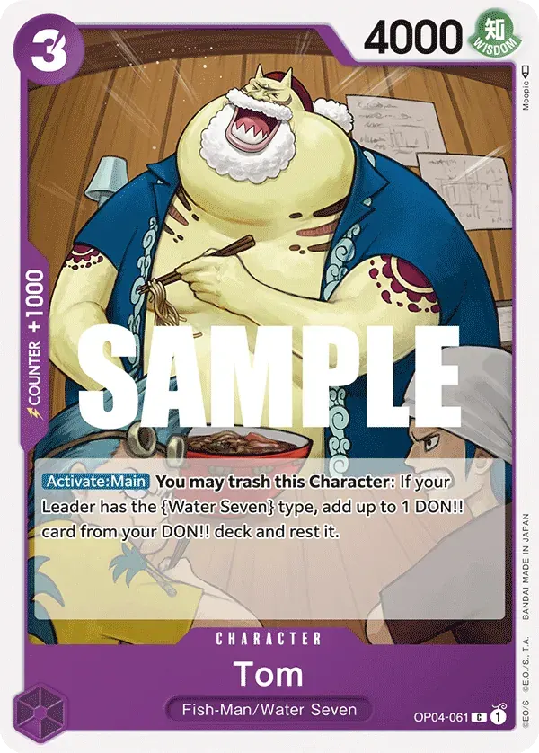 Tom — carte One Piece TCG OP04-061 (Kingdoms of Intrigue)