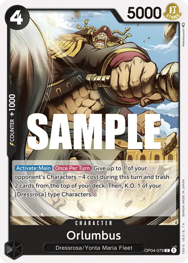 Orlumbus — carte One Piece TCG OP04-079 (Kingdoms of Intrigue)