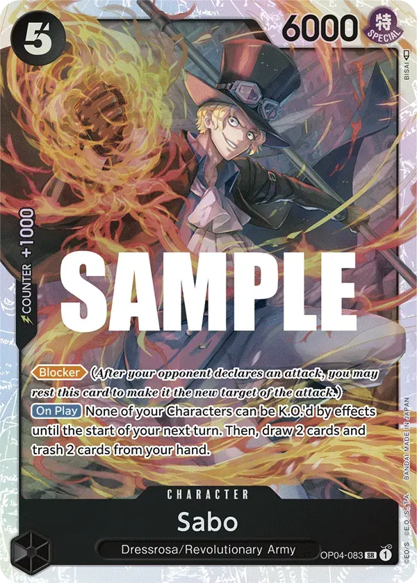 Sabo — carte One Piece TCG OP04-083 (Kingdoms of Intrigue)