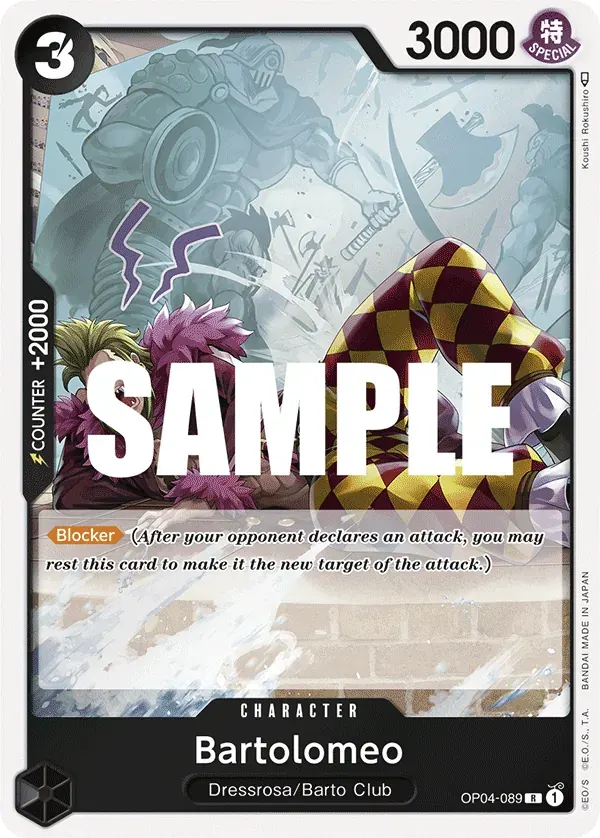 Bartolomeo — carte One Piece TCG OP04-089 (Kingdoms of Intrigue)