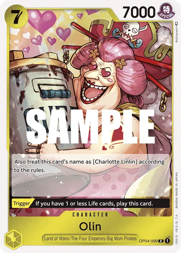 Olin — carte One Piece TCG OP04-099 (Kingdoms of Intrigue)
