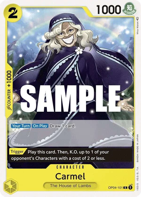 Carmel — carte One Piece TCG OP04-101 (Kingdoms of Intrigue)
