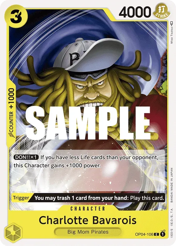 Charlotte Bavarois — carte One Piece TCG OP04-106 (Kingdoms of Intrigue)