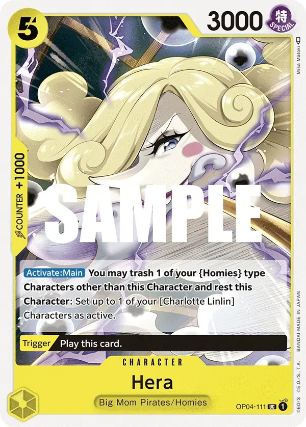 Hera — carte One Piece TCG OP04-111 (Kingdoms of Intrigue)