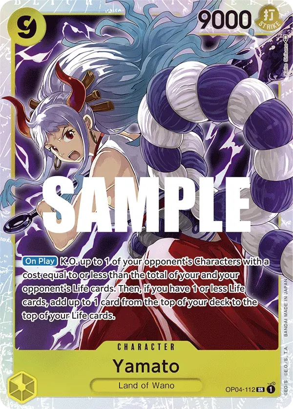 Yamato — carte One Piece TCG OP04-112 (Kingdoms of Intrigue)