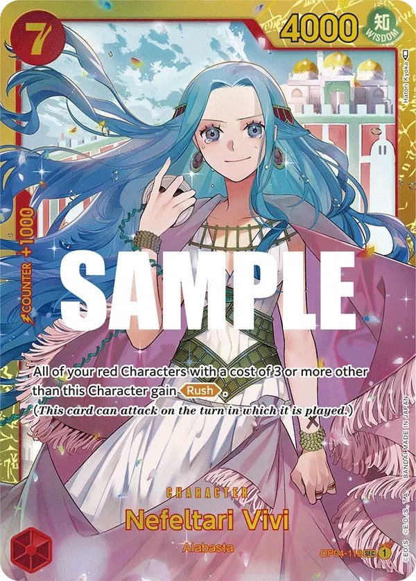 Nefeltari Vivi — carte One Piece TCG OP04-118 (Kingdoms of Intrigue)