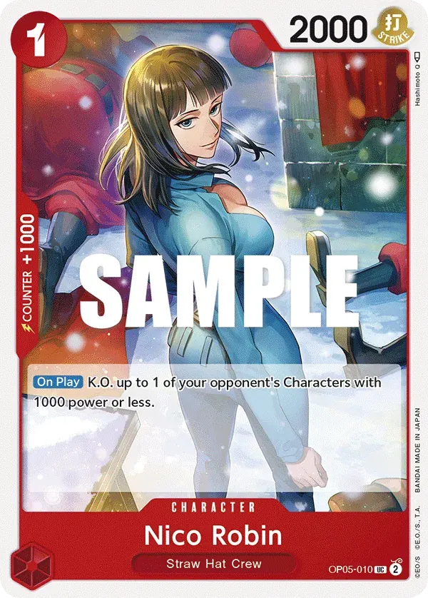 Nico Robin — carte One Piece TCG OP05-010 (Awakening of the New Era)