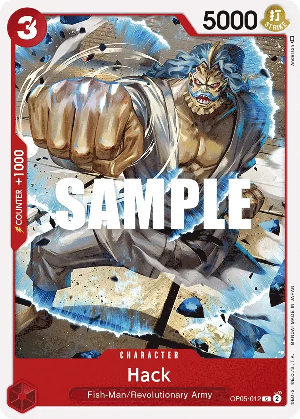 Hack — carte One Piece TCG OP05-012 (Awakening of the New Era)
