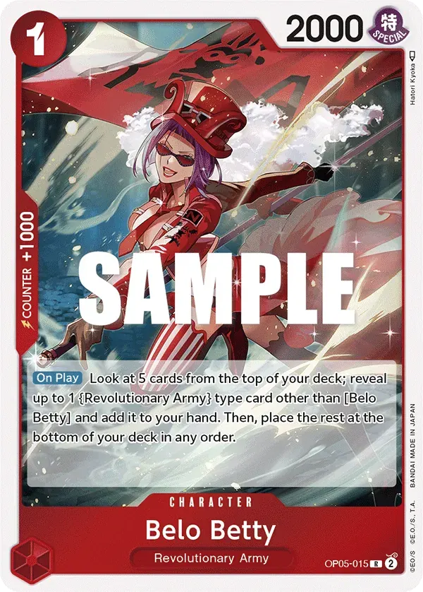Belo Betty — carte One Piece TCG OP05-015 (Awakening of the New Era)