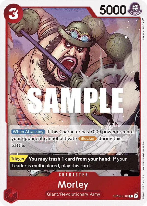 Morley — carte One Piece TCG OP05-016 (Awakening of the New Era)