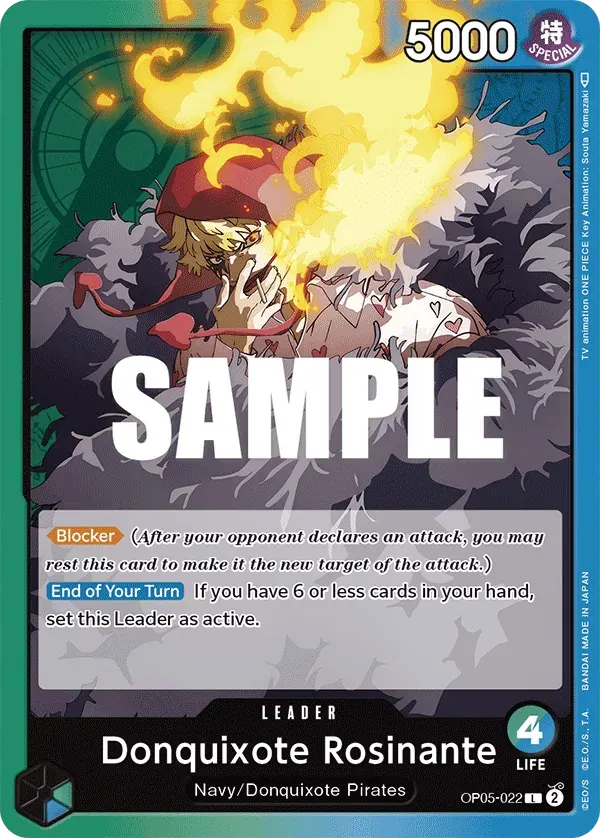 Donquixote Rosinante — carte One Piece TCG OP05-022 (Awakening of the New Era)