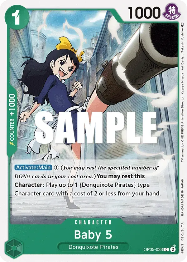 Baby 5 — carte One Piece TCG OP05-033 (Awakening of the New Era)