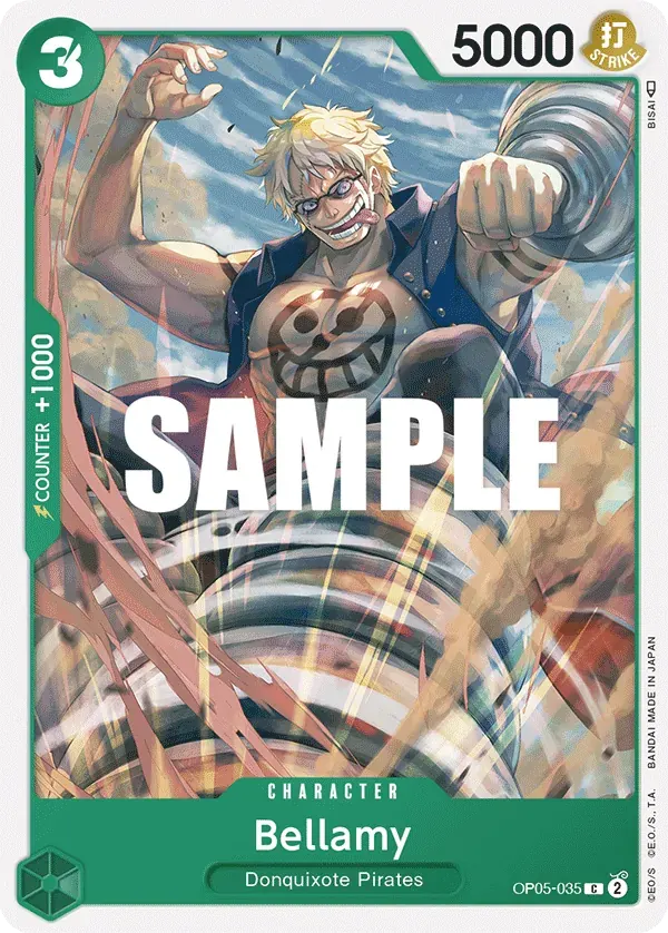 Bellamy — carte One Piece TCG OP05-035 (Awakening of the New Era)