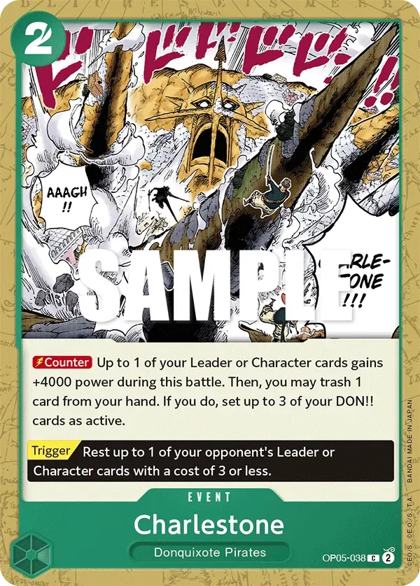 Charlestone — carte One Piece TCG OP05-038 (Awakening of the New Era)