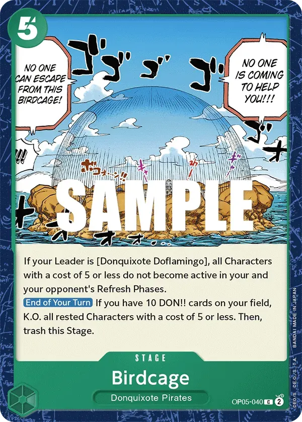 Birdcage — carte One Piece TCG OP05-040 (Awakening of the New Era)