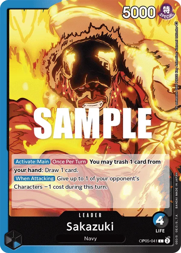 Sakazuki — carte One Piece TCG OP05-041 (Awakening of the New Era)