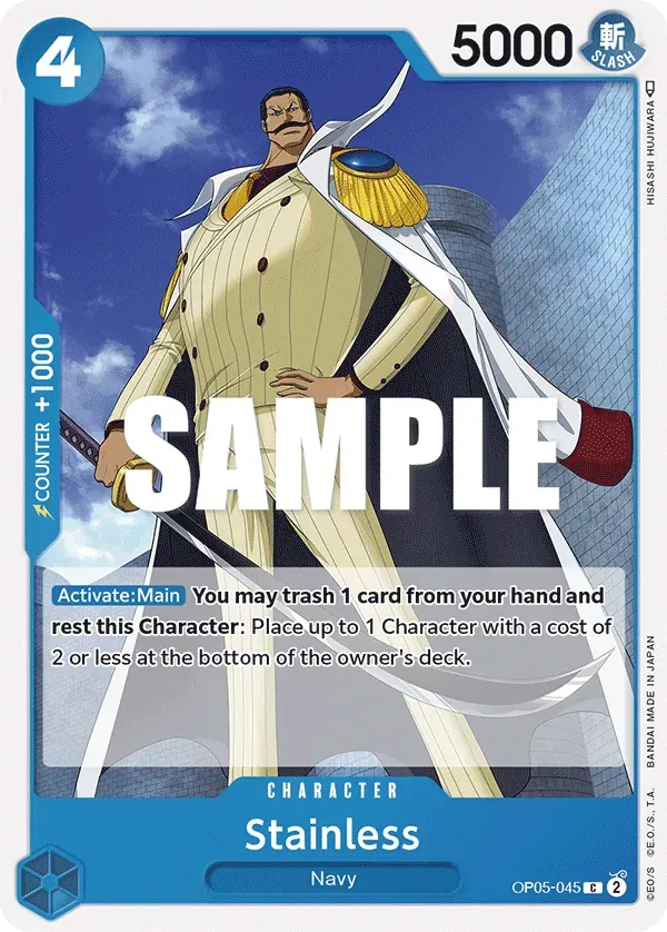 Stainless — carte One Piece TCG OP05-045 (Awakening of the New Era)