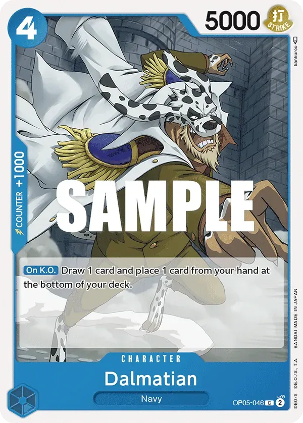 Dalmatian — carte One Piece TCG OP05-046 (Awakening of the New Era)