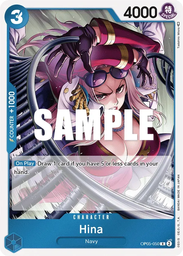 Hina — carte One Piece TCG OP05-050 (Awakening of the New Era)
