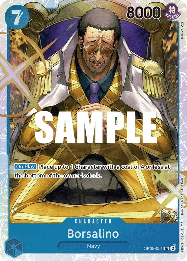 Borsalino — carte One Piece TCG OP05-051 (Awakening of the New Era)
