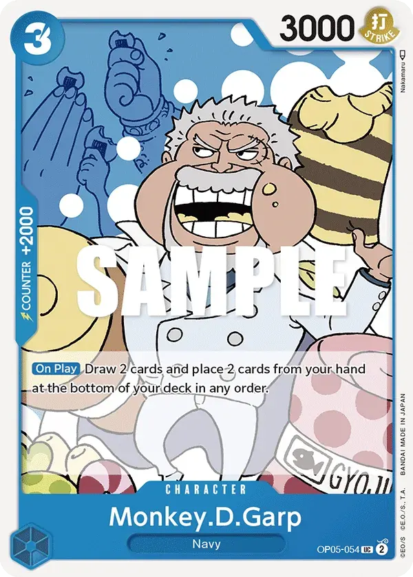 Monkey.D.Garp — carte One Piece TCG OP05-054 (Awakening of the New Era)