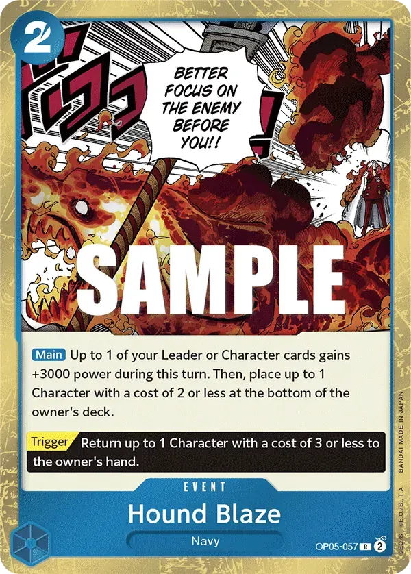 Hound Blaze — carte One Piece TCG OP05-057 (Awakening of the New Era)
