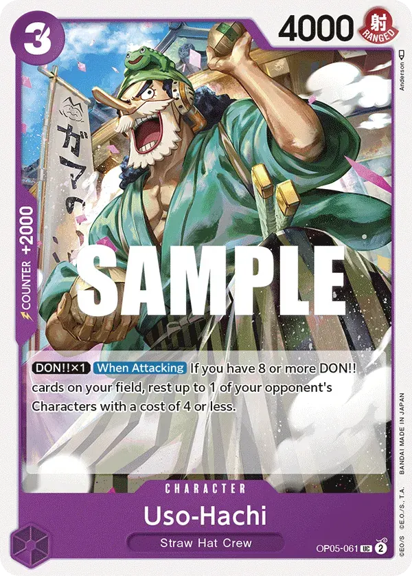 Uso-Hachi — carte One Piece TCG OP05-061 (Awakening of the New Era)