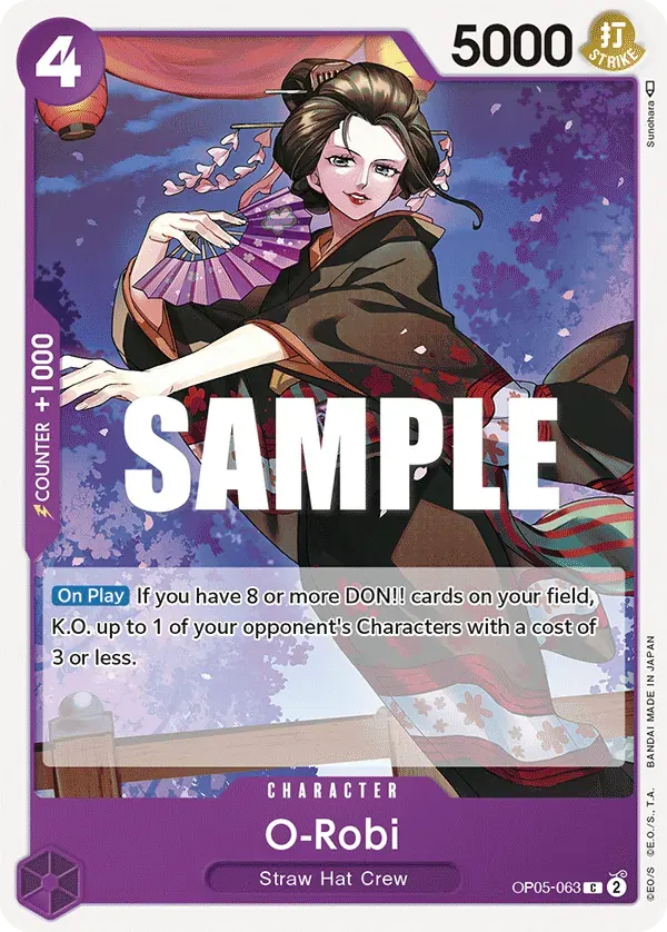 O-Robi — carte One Piece TCG OP05-063 (Awakening of the New Era)