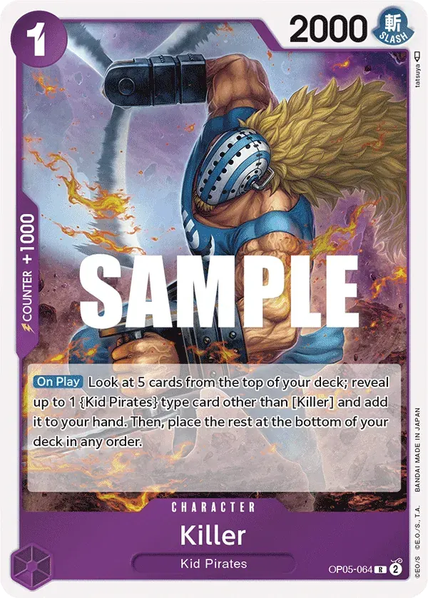 Killer — carte One Piece TCG OP05-064 (Awakening of the New Era)