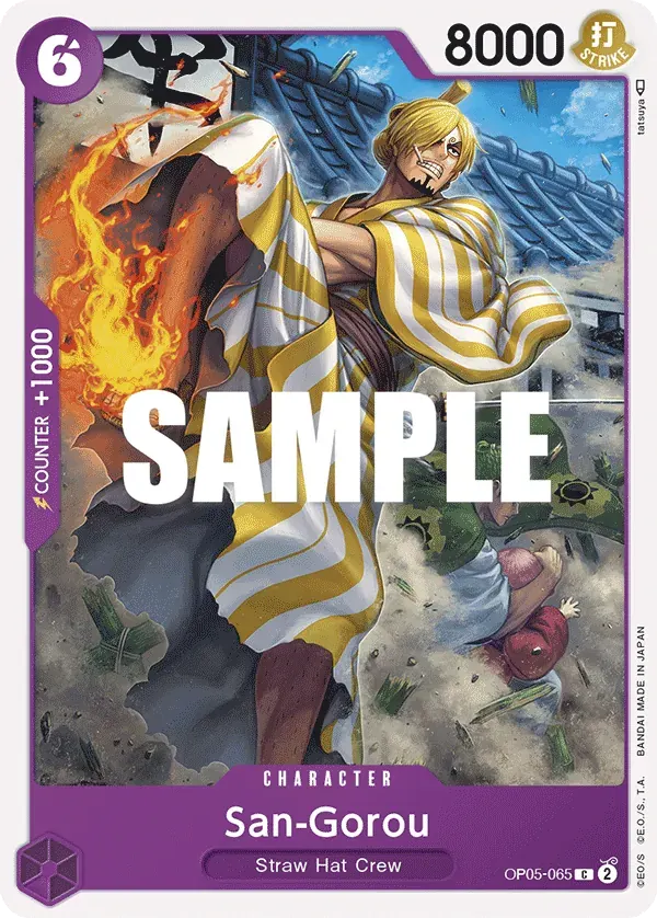 San-Gorou — carte One Piece TCG OP05-065 (Awakening of the New Era)