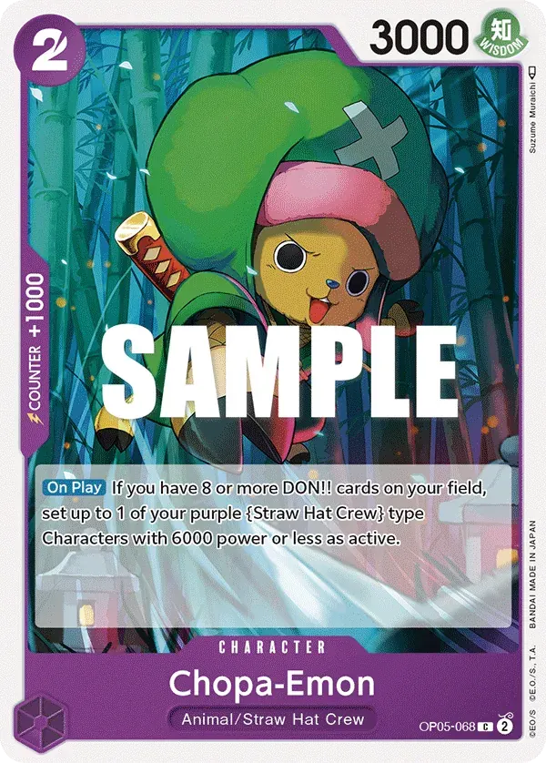 Chopa-Emon — carte One Piece TCG OP05-068 (Awakening of the New Era)