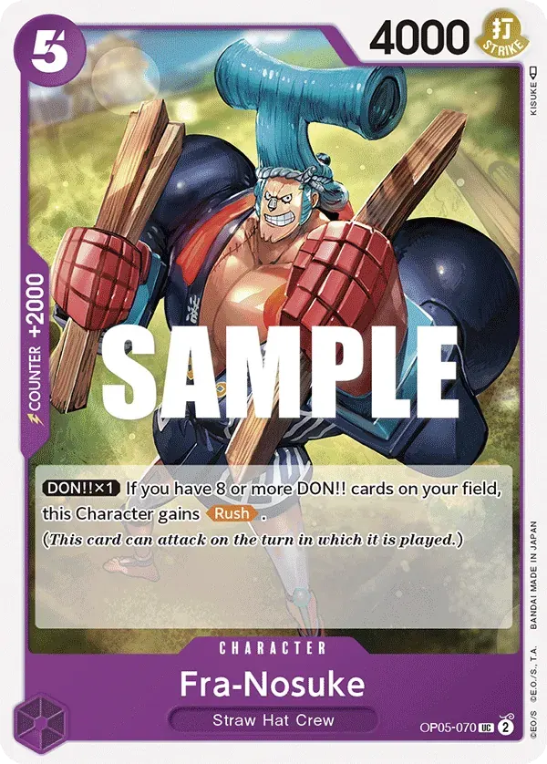 Fra-Nosuke — carte One Piece TCG OP05-070 (Awakening of the New Era)