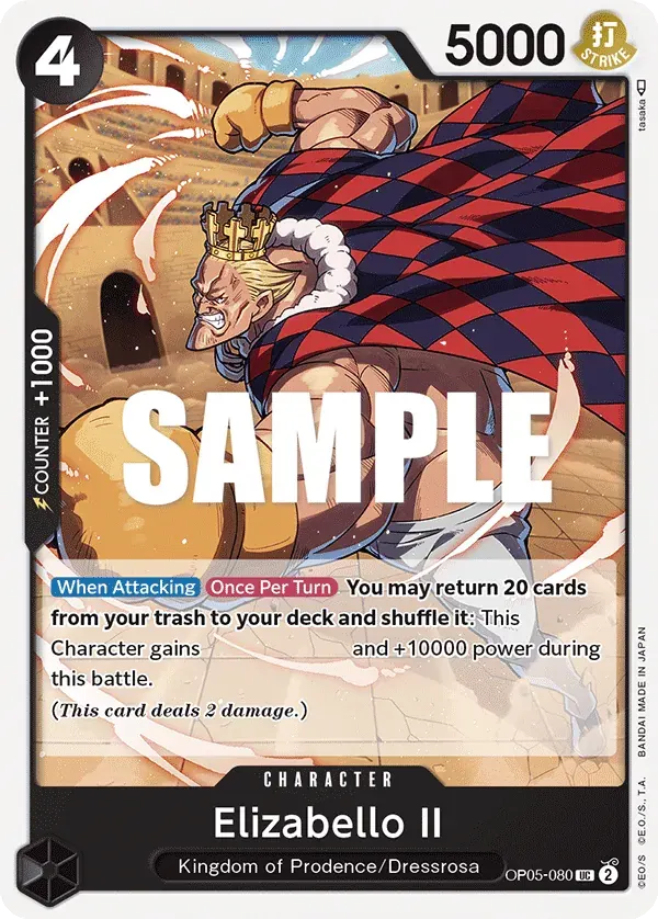 Elizabello II — carte One Piece TCG OP05-080 (Awakening of the New Era)