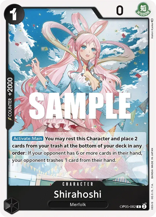 Shirahoshi — carte One Piece TCG OP05-082 (Awakening of the New Era)