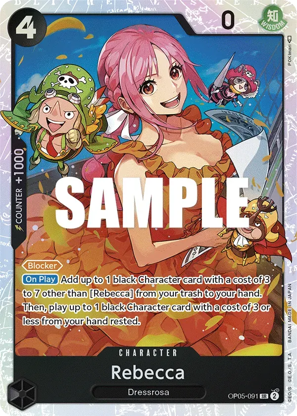 Rebecca — carte One Piece TCG OP05-091 (Awakening of the New Era)