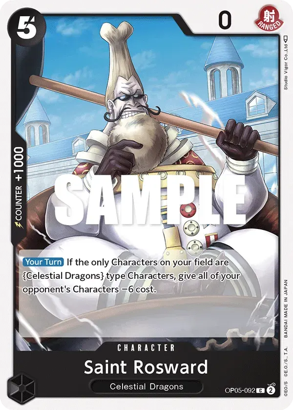 Saint Rosward — carte One Piece TCG OP05-092 (Awakening of the New Era)