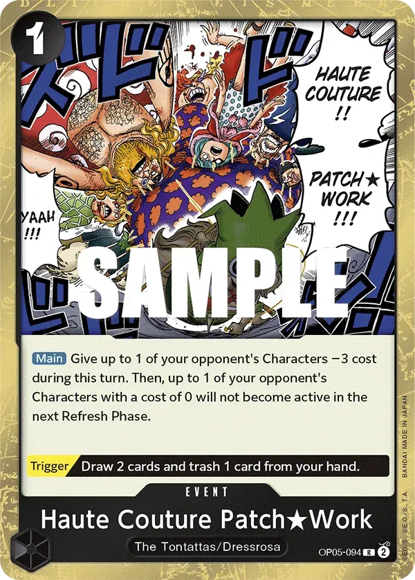 Haute Couture Patch★Work — carte One Piece TCG OP05-094 (Awakening of the New Era)