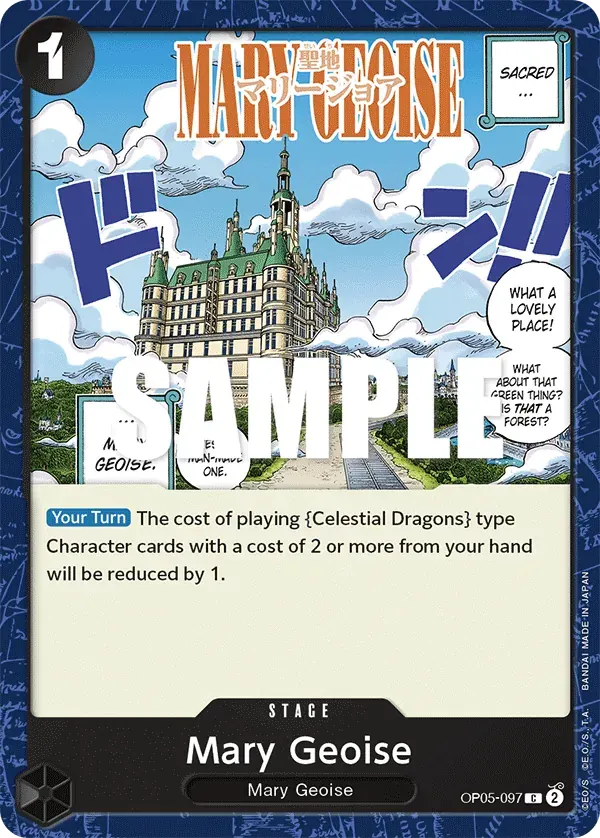 Mary Geoise — carte One Piece TCG OP05-097 (Awakening of the New Era)